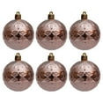 thumbnail image 1 of AYktou 6 Pcs Christmas Balls Ornaments, 2.3 Inch Double Rhombus Embossed Plated Christmas Tree Decorative Hanging Ball, Ornaments Hanging Pieces for Xmas Birthdays Festive Party Decoration, 1 of 6