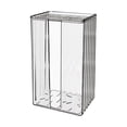 thumbnail image 1 of AYktou 7.4×4.9×3.10 Inch Wall Mounted Tissue Box Cover, Transparent Waterproof Tissue Holders Non-Destructive Adhesive Tissue Box Holders for Home Bathroom Living Room Kitchen Supplies, 1 of 6