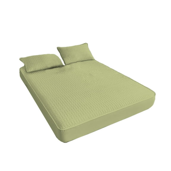 AYktou 78.74x60in Fitted Sheet Queen Size - Cozy Cloud Soft Sheet Only with Elastic Deep Pockets, Easy Fit Breathable Warm not Shrink with 2 Pillowcase