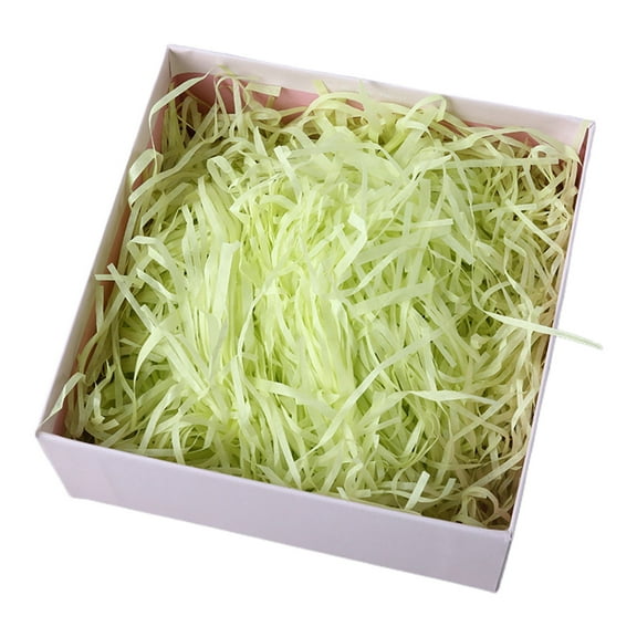 AYktou 80G Easter Raffia Paper Filler, Valentine's Day Raffia Paper Shreds Gift Box Filler Raffia Grass Paper Gift Packaging Filling, Gift Bag & Basket Filling Grass for Birthday Wedding Christmas