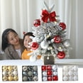 thumbnail image 1 of AYktou 9 Pcs Christmas Balls Set, 3.2 Inch Painted Snowflake Christmas Tree Decor Hanging Ball Combinations Ornaments for Winter Christmas Tree Ambiance Embellishes Wedding Birthday Scene Matching, 1 of 7