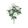 thumbnail image 1 of AYktou Artificial Flowers Azalea Fake Flowers, 13.4 Inch Bouquet with 21 Flower Heads Wedding Floral Arrangements Valentine'S Day Bouquet Vase Faux Flowers for Mother'S Day Christmas Decor, White, 1 of 6