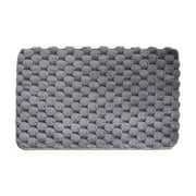 AYktou Bath Mat Rug- Non Slip Quick Dry Super Absorbent Thin Bathroom Rugs Fit Under Door-Washable Bathroom Floor Mats-Shower Rug for in Front of Bathtub Shower Room