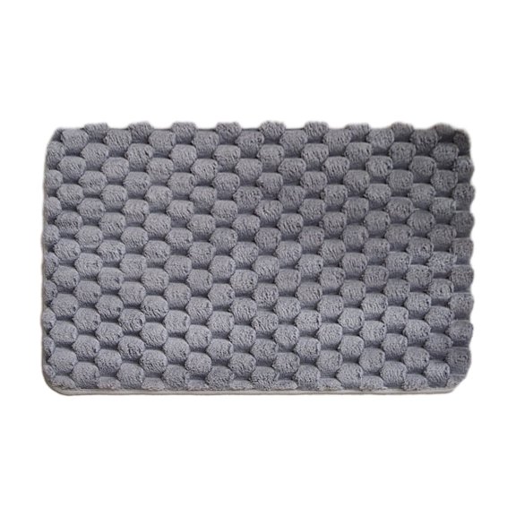 AYktou Bath Mat Rug- Non Slip Quick Dry Super Absorbent Thin Bathroom Rugs Fit Under Door-Washable Bathroom Floor Mats-Shower Rug for in Front of Bathtub Shower Room