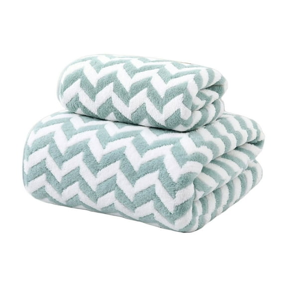 AYktou Bath Towels,Beach Towel Bathroom Set Travel Essentials,1 Bath Towels 1 Hand Towels,Thickened Velvet Towels,Absorbent &Dry Faster,Travel Essentials & Camping Essentials & Beach Essentials