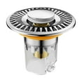 thumbnail image 1 of AYktou Bathroom Sink Drain Stopper,Sink Filter,1.3" Washbasin Face Pool Water Leak Plug,Washbasin Sewer Tube Deodorant Bouncing Core,Sink Bathtub Drain Filter,Bathroom Sink Drain Strainer, 1 of 6