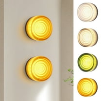 AYktou Home Wall Sconce, Modern LED Ceiling Light Portable Cylindrical Wall Lamp Waterproof Pendant Light for Terrace Hallway Balcony Wall Light Indoor Outdoor Lighting Decor, Orange