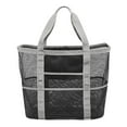 thumbnail image 1 of AYktou Beach Bag Large Swimsuit Mesh Storage Bag 12 Pockets Tote Bag for Family Beach Bag for Toys Vacation Essentials, 1 of 1