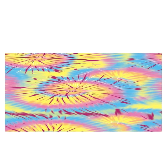 AYktou Beach Essentials Beach Towel Bath Towels 30*59" Color Tie-Dyeing Gradient Pattern Collection Towels Microfiber Beach Towels Pool Towels Camping Essentials Pool Accessories
