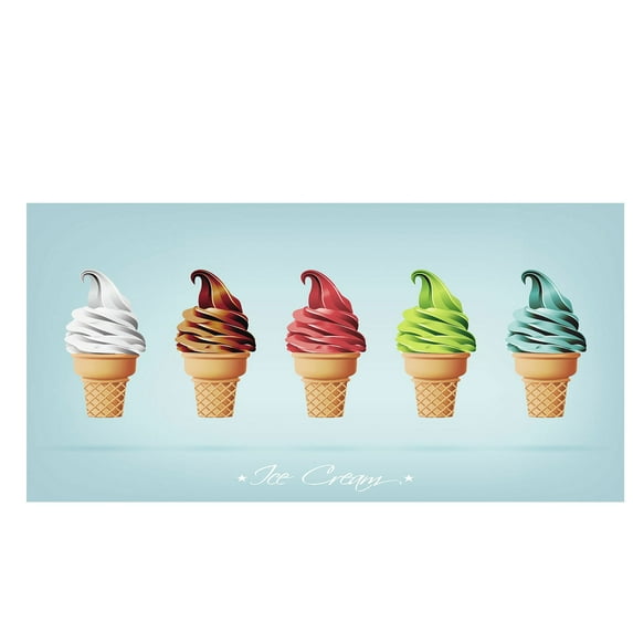 AYktou Beach Towel Beach Essentials Soft Bath Towels 30*59" Summer Cool Ice Cream Collection Towels Summer Essentials Microfiber Pool Towels Machine Washable,Absorbent,Dry Faster