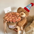 thumbnail image 1 of AYktou Bear Doll Bouquet Of Eternal Flowers Cuddle Bucket Girls Birthday Gift To Girlfriend Girlfriends Valentine's Day Gift, 1 of 6