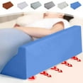 thumbnail image 1 of AYktou Bed Wedge Pillow Support Pillow for Turning, Separation Triangular Pillow Bed Positioning R-Shaped Foam Bedside Pillows for Side Sleeping Back Waist Knees Support, Blue, 1 of 7