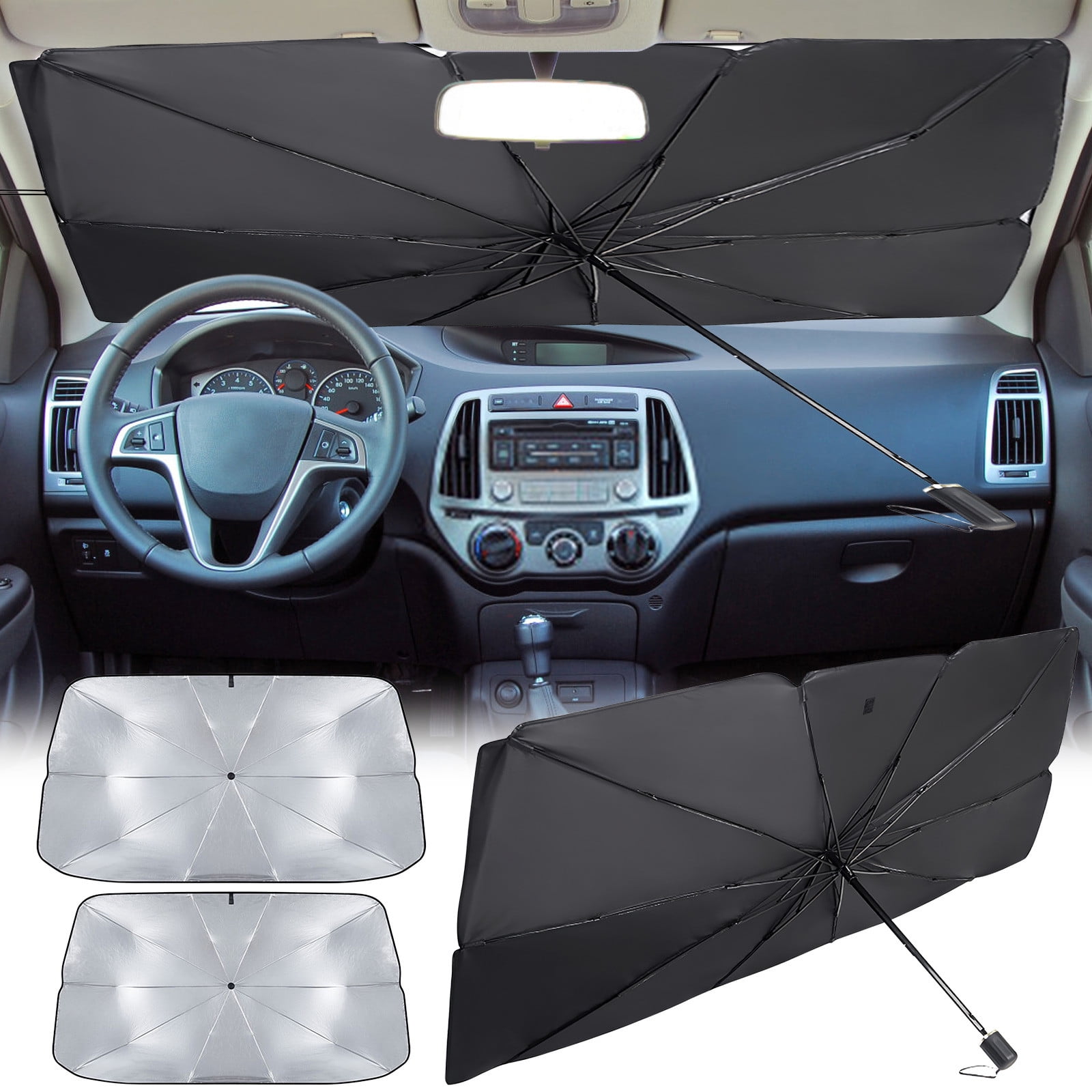Car Ride Window AYktou Car Window Shades Car Accessories Interior,Retractable Car Sun ...