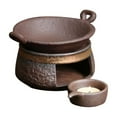 thumbnail image 1 of AYktou Ceramic Teapot Warmer - Tea Stove Warmer Set, Candle Heating Tea Warmer Tea Roasting Stove Set Coffee Milk Warmer with Tealight Tray Accessories Leisure Roasting Enhanced Tea Aroma, 1 of 5