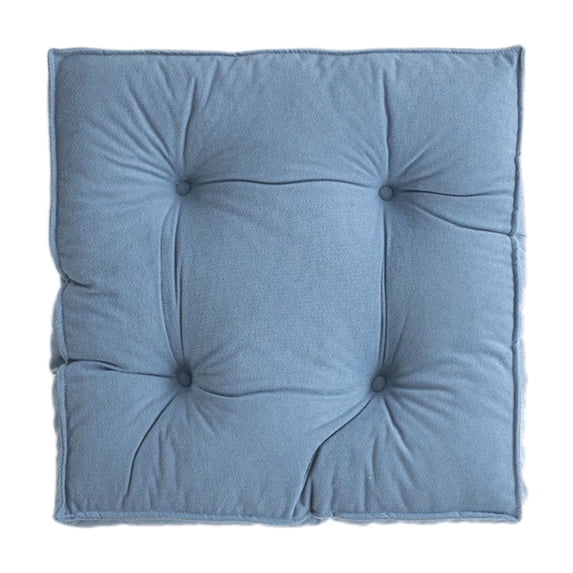 AYktou Chair Cushions Solid Color Plush Seat Cushion 15.7" X 15.7" Indoor Seat Cushions, Tufted Memory Foam Dining Room Chair Pads College Student Classroom Butt Pad