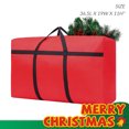 thumbnail image 1 of AYktou Christmas Tree Storage Bag-35x11x19in Heavy Duty 600D Oxford Fabric with Reinforced Handles and Dual Zippers Wide Opening,Extra Large Water Proof Storage Container for Xmas Tree Decorations, 1 of 6
