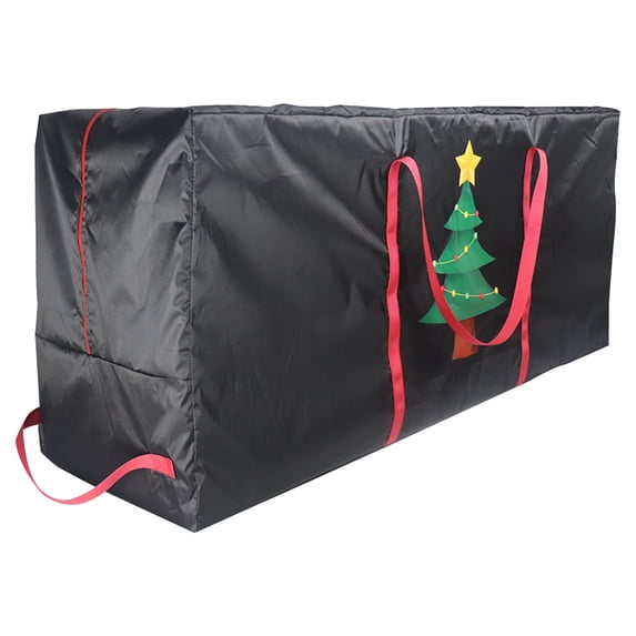 AYktou Christmas Tree Storage Bag-48*15*20in Extra Large Xmas Tree Bag with Xmas Tree Pattern Heavy Duty Storage Bag with Durable Reinforced Handles & Zipper Festival Gift for Trees and Decorations