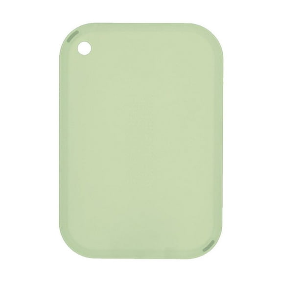 AYktou Cutting Boards-Small Plastic Cutting Board with Hanging Hole & Grooves,Cute Special Baby Supplementary Food Chopping Board for Fruit/Vegetables/Baby Food,Non Slip,Easy To Clean