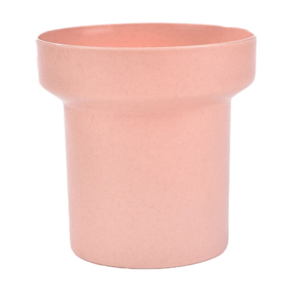 AYktou Desktop Mini Flower Pot, 5 Inch Indoor Mini Plants Pot Planter Simple Plastic Flower Planter Pot Small Planter Planting/Flower Pots for Desk Balcony Beside Window, Pink