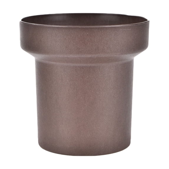 AYktou Desktop Mini Flower Pot, 5 Inch Indoor Mini Plants Pot Planter Simple Plastic Flower Planter Pot Small Planter Planting/Flower Pots for Desk Balcony Beside Window, Coffee