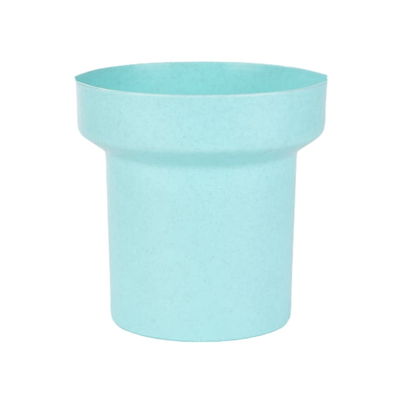 AYktou Desktop Mini Flower Pot, 5 Inch Indoor Mini Plants Pot Planter Simple Plastic Flower Planter Pot Small Planter Planting/Flower Pots for Desk Balcony Beside Window, Blue