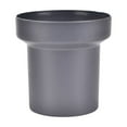 thumbnail image 1 of AYktou Desktop Mini Flower Pot, 5 Inch Indoor Mini Plants Pot Planter Simple Plastic Flower Planter Pot Small Planter Planting/Flower Pots for Desk Balcony Beside Window, Black, 1 of 6