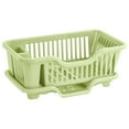 thumbnail image 1 of AYktou Dish Drying Rack,Dish Racks for Kitchen Counter,Mini Dish Rack with Drainboard,Dish Drainer & Tray Kitchen Sink Organizer for Small Spaces,Apartments,Boats,and More, 1 of 5