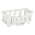 thumbnail image 1 of AYktou Dish Drying Rack,Dish Racks for Kitchen Counter,Mini Dish Rack with Drainboard,Dish Drainer & Tray Kitchen Sink Organizer for Small Spaces,Apartments,Boats,and More, 1 of 5