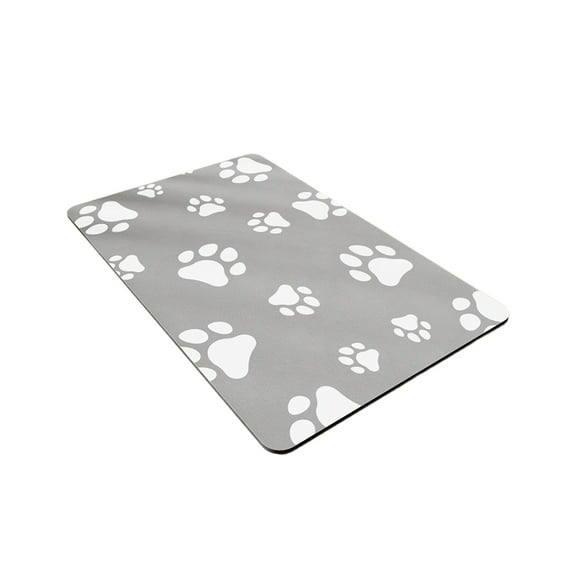 AYktou Dog Food Mat 15.75x23.62 inch Pet Feeding Mat for Food and Water Bowl,Waterproof-Anti-Slip Rubber Backing Pet Placemat