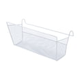 thumbnail image 1 of AYktou Dormitory Iron Mesh Storage Basket, Large Capacity Dormitory Bed Railing Hanging Basket Multi Purpose Bedhead Wall Linked Storage Basket for Tablet Mobile Phone Stationery Magazine, 1 of 7