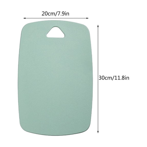 AYktou Double Sided Cutting Board, 12×8 Inch Food Complementary Classification Chopping Board Home Non-Slip Edge Vegetable Board for Cutting Meats Fruits Vegetables Pizza and Cake