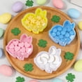 thumbnail image 1 of AYktou 12Pcs Easter Bunny Storage Box with Transparent Lid, Easter Rabbit Treat Boxes for Candy Snacks and Small Gifts Cute Rabbit Shaped Candy Container Snack Jars for Cookie Candy Party Favors, 1 of 7