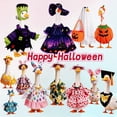 thumbnail image 1 of AYktou Easter Porch Geese Outfits Set, 23 Inch Goose Statue Easter Bunny Garden Goose Skirt Lawn Goose Clothes Cute Rabbit Ears Hat Floral Dress Goose Costume for Holiday Patio Garden Home Decor, 1 of 9