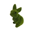 thumbnail image 1 of AYktou Easter Rabbit Decoration - Flocked Easter Bunny Figurines, 3.4×5.9 Inch Spring Garden Moss Sculpture Green Desktop Ornaments Rabbits Gift for Table Lawn Porch Garden Easter Decor, 1 of 7
