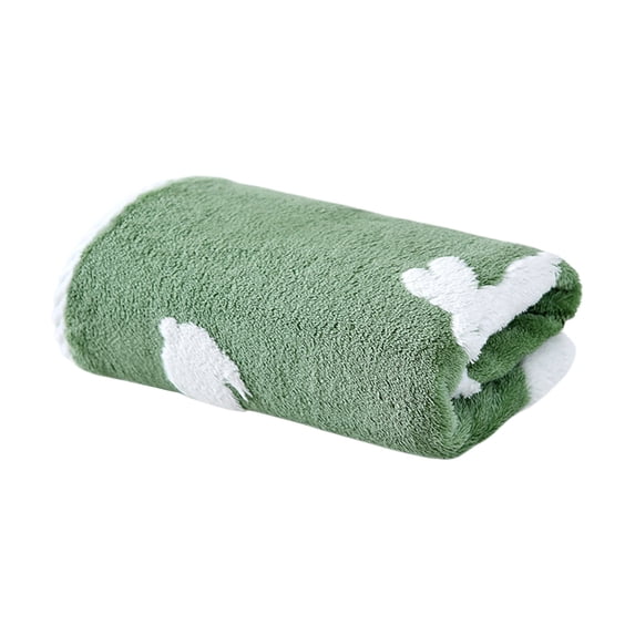 AYktou Easter Towels - 14×29 Inch Easter Bunny Hand Towels, Super Soft Velvet Rabbits Jacquards Microfiber Hair Towels Absorbent Gentle Bath Towels Gift for Bathroom Kitchen Wiping Easter Decor