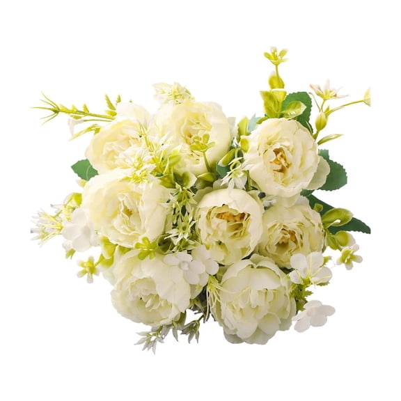 AYktou Fake Flowers-Mothers Day Gifts&Fathers Day Gifts,Artificial Flowers Peony with Stems,Assorted Colors Flower Bouquet for Wedding,Teacher Appreciation Gifts,Graduation Gifts,Home Decor