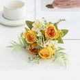 thumbnail image 1 of AYktou Fake Flowers Peonies Simulated Bouquets Simulated Green Plants Fake Flowers Home Plastic Flower Decorations, 1 of 7