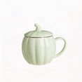 thumbnail image 1 of AYktou Fall Pumpkin Mug, Halloween Ceramic Mug Cup with Lid and Handle, 13.53Oz Thanksgiving Porcelain Coffee Cup Gifts for Adults Men Women Tabletop Cute Decorative Drink Cup, 1 of 7