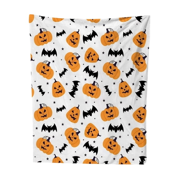 AYktou Fall Throw Blanket, 60×80 Inch Thanksgiving Blanket Halloween Nap Blanket, Portable Picnic Blanket Cozy Warm Flannel Decorative Sofa Blanket for Office Bedroom Living Room Bed Home Decor