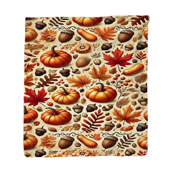 AYktou Fall Throw Blanket, 60×80 Inch Thanksgiving Blanket Halloween Nap Blanket, Portable Picnic Blanket Cozy Warm Flannel Decorative Sofa Blanket for Office Bedroom Living Room Bed Home Decor