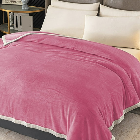 AYktou Flannel Blanket-78.74x59.05in Reversible Throw Blanket,Bedding Blanket Soft Plush Warm Fleece Microfiber High-Density Comforters for Home Outdoor Travel,Full