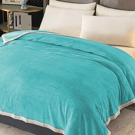 AYktou Flannel Blanket-78.74x59.05in Reversible Throw Blanket,Bedding Blanket Soft Plush Warm Fleece Microfiber High-Density Comforters for Home Outdoor Travel,Full