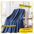thumbnail image 1 of AYktou Fleece Blanket 50" x 60" Soft Cozy Throw Blanket,Brushy Micro Plush Flannel Blanket for Bedroom,Couch,Single Bed,Chair,All Season Use,Twin, 1 of 9