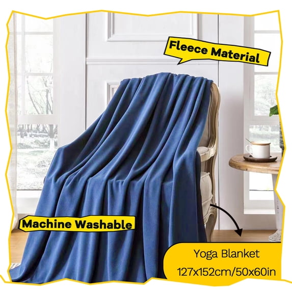 AYktou Fleece Blanket 50" x 60" Soft Cozy Throw Blanket,Brushy Micro Plush Flannel Blanket for Bedroom,Couch,Single Bed,Chair,All Season Use,Twin