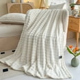 thumbnail image 1 of AYktou Fleece Throw Blanket– 39.3*59in Soft Plush Reversible Throw Blanket,Fluffy Fuzzy Warm Cozy Thick Blankets for Couch,Bed,Sofa,Chair,All-season, 1 of 7