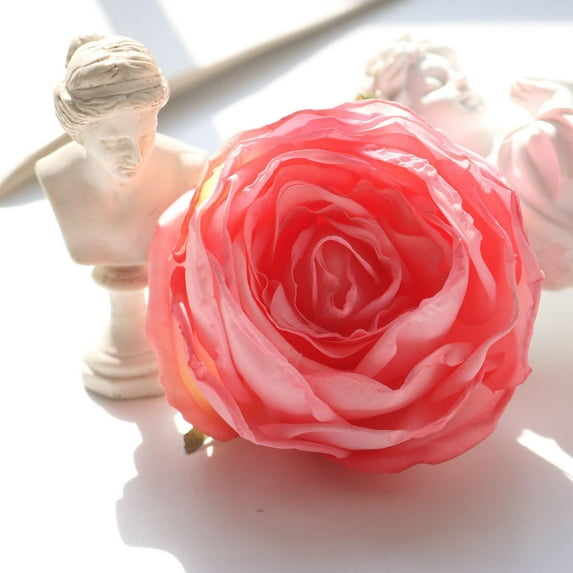 AYktou Flower Hair Clip-Rose Hair Clips Hair Barrettes for Women,Flower Hair Accessories Boho Bride Claw Clip Hairpin Brooch Pin Headpiece for Wedding