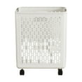 thumbnail image 1 of AYktou Foldable Laundry Baskets, Ventilated Hollowed-Out Laundry Baskets with Wheels, Rolling Laundry Basket Tall Toy Storage Basket Bin with Handle, Sorter Organizer for Home Clothes Sundries, 1 of 6
