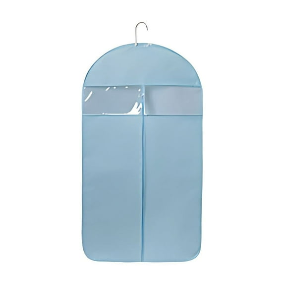 AYktou Garment Bags for Hanging Clothes,Clothes Storage Garment Bag with Transparent Window and Zipper,Damp-Proof Clothes Covers for Travel,Clothes,Coats,Jackets,Shirts,Suits,Dresses,24*43 inch