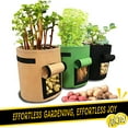 thumbnail image 1 of AYktou Grow Bags-Potato Grow Bags with Flap,Thickened Nonwoven Fabric Pots Garden Bags to Grow Vegetables,Colorful Plants Grow Bags for Vegetable Potato Container Gardening with Handles, 1 of 9