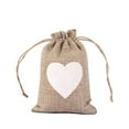 thumbnail image 1 of AYktou Heart Pattern Burlap Bags, Valentine's Day Canvas Linen DIY Tag Drawstring Gift Bags Wedding Christmas Candy Bag Gift Pouches Birthday Party Easter Thanksgiving Candy Packaging Bag, 1 of 6